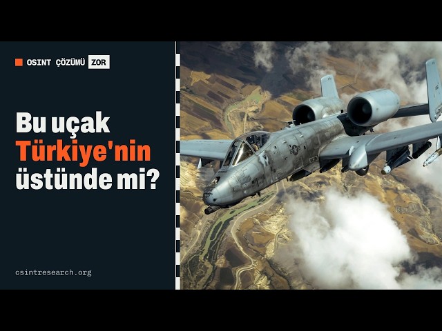 Uçağın ardındaki arazi nerede? | OSINT vaka çözümü · Gralhix 016