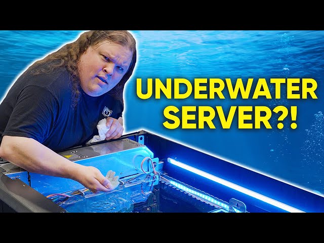 This server lives underwater! - Hypertec Immersion Cooling