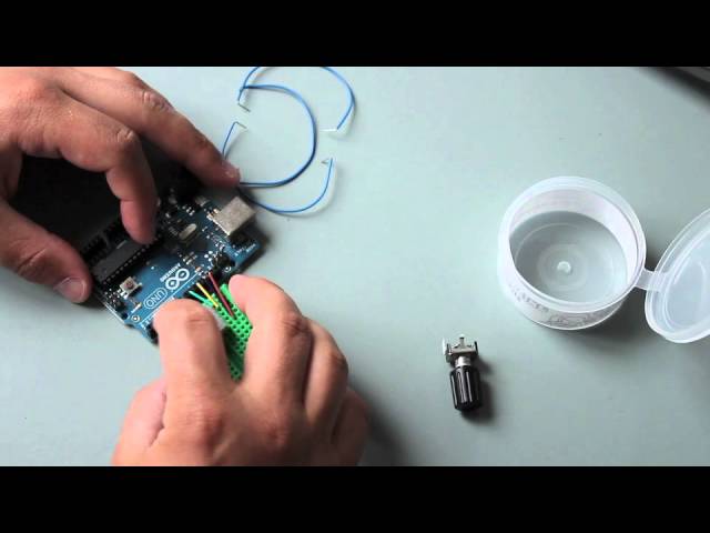 Fritzing MiniKit -- Counting Knob