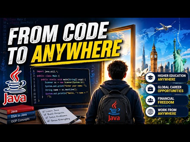 From Code to Anywhere|Java|Naman Bharti Classes 