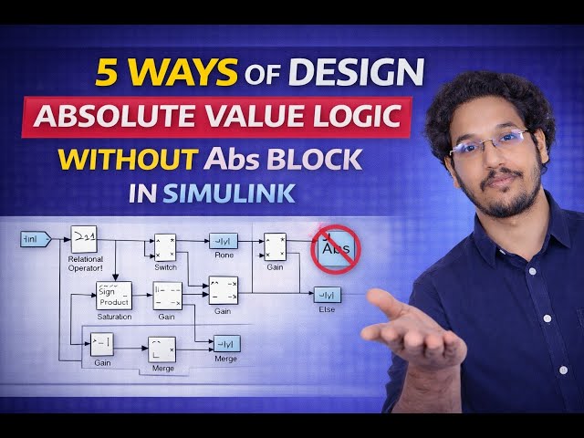 STOP using ABS Block! Design Absolute Value Logic like a Pro #matlab #simulink #jobs #students