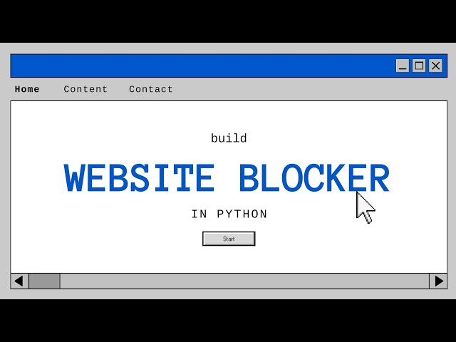 Build a website blocker using Python