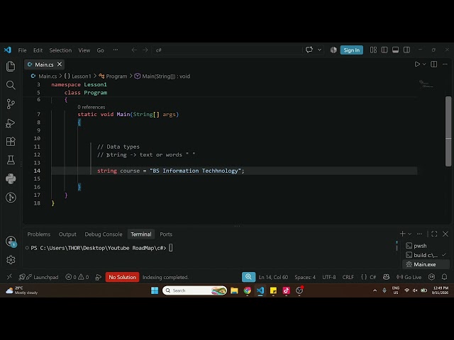 C# — String