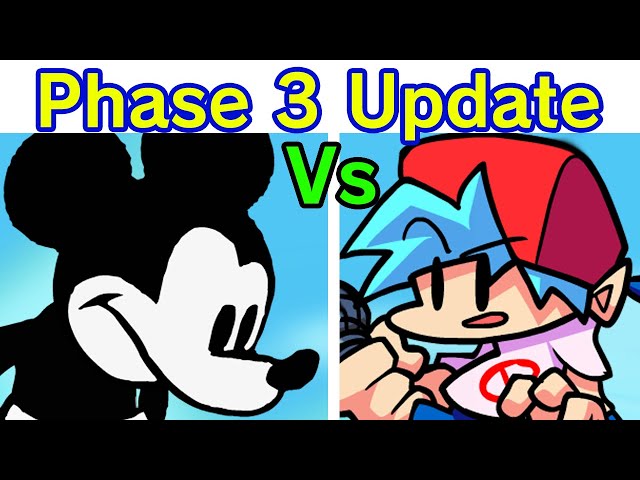 Friday Night Funkin' VS Mickey Mouse 3rd Phase Update (FNF Mod) (Sunday Night) (Happy Smile Parody)