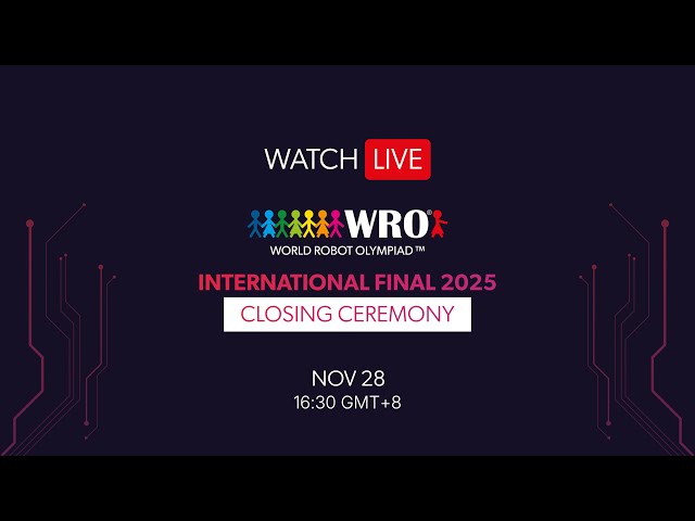 WRO International Final 2025 | Closing + Awards Ceremony
