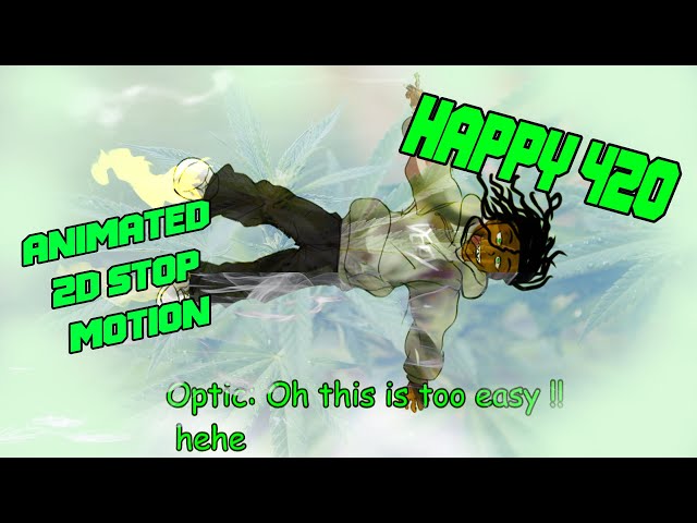 Happy 420 - Mini animated stop motion -
