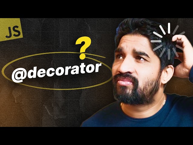 JavaScript Decorators Made Easy ⚡ Beginner’s Guide in Hindi | Day 30/100