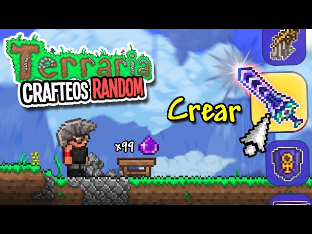 ME PASÉ TERRARIA… PERO CON CRAFTEOS RANDOM 🙀 | #make
