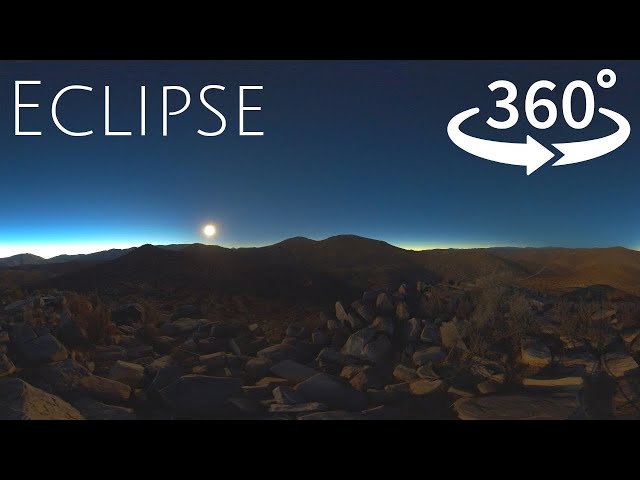 360° 4K Total Solar Eclipse - Atacama Chile 2019