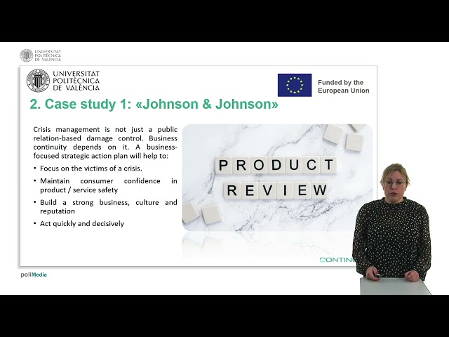 Crisis Management. Case studies. |  | UPV