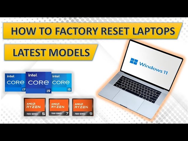 LAPTOP "RESET FACTORY SETTINGS" HOW TO DO IT? (TUTORIALS FOR BEGINNERS) 