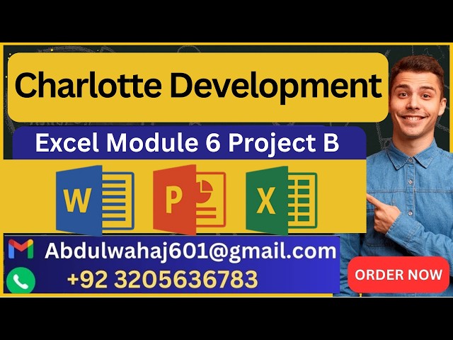 Charlotte Development Excel Module 6 SAM Project B #cengage