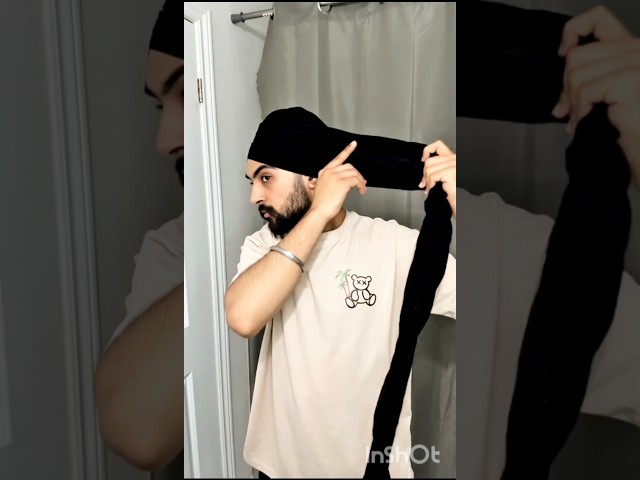 Gol Parna | 2 Minute Parna | Easy Tutorial 👌 #golparna #turban #tutorial