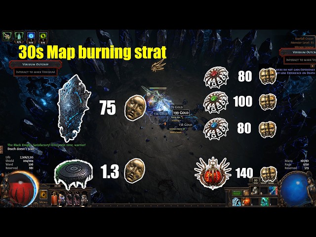 [POE 3.28] Map burning Svalinn, Black Baryas, Coins, Vaults farm