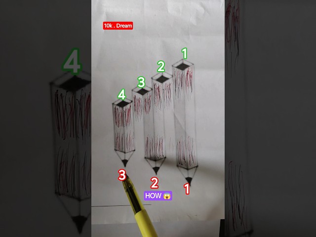 How is this possible!? #3d #art #viral #trending #shorts #3dart
