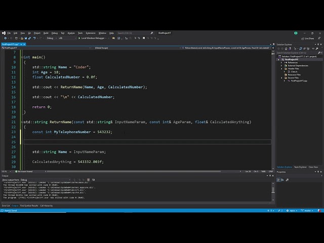 C++ Beginner Tutorial - Basics - #98 - Const Reference Parameter
