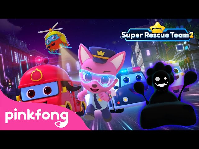 [Binge Watch] @SuperRescueTeam 🚓 Season 2 | Spooky Monster Ally + Full Eps | Pinkfong Car Cartoon