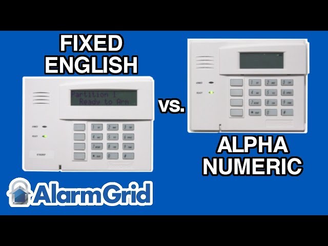 Difference Between Alpha-Numeric Programming Keypads and Fixed-English Keypads