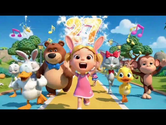 Lily’s Hilarious Counting Adventure with Animal Friends! 🐻🐰🎉 Kids Fun