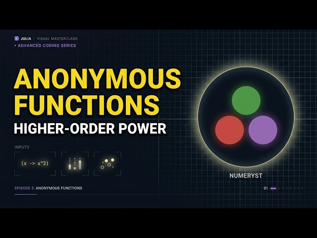 Julia Language: Anonymous and Higher-Order Functions