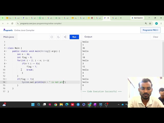 Fibonacci Series ,Factores Of Number And Prime Number Using Java In Hindi