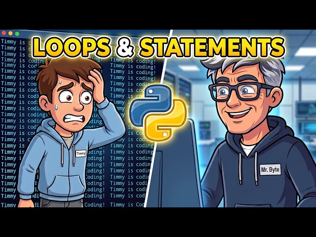 Python Loops & Conditions Explained in just 4 minutes!