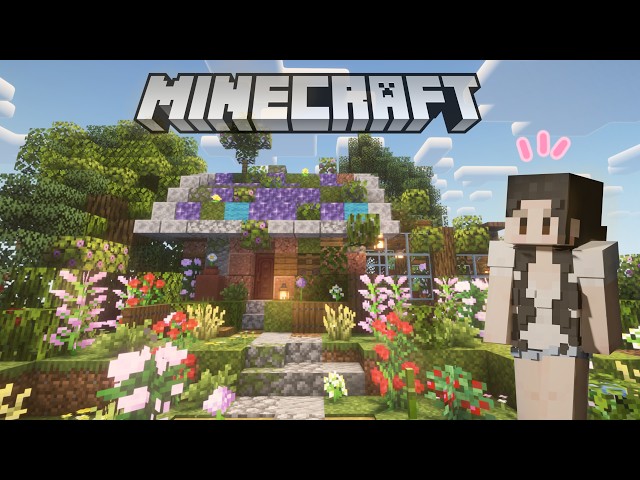 Telling a Story With the CUTEST Cottage in Minecraft!! - Survival EP02