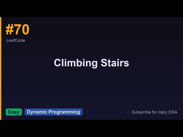 Climbing Stairs | LeetCode Explained Step by Step