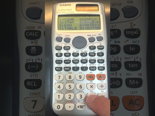 Modo DEG/RAD/GRAD de una calculadora científica | Classwiz + Fx-82MS #shorts #youtube #video