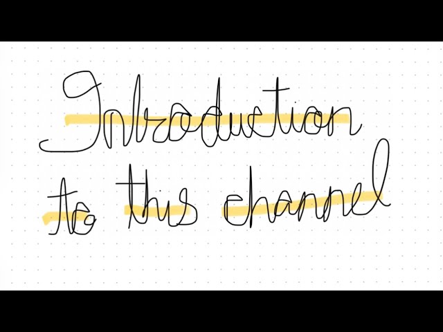 Introduction to this channel.