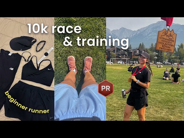 10k race day & training week as a beginner runner | running vlog