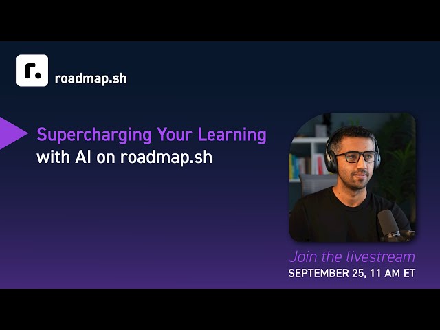 Use AI to Supercharge Your Learning on roadmap.sh