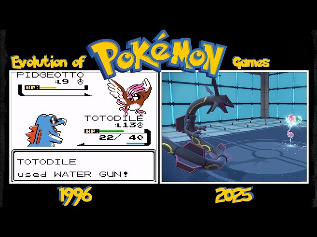 Evolution of Pokemon Games 1996 - 2025 | All Pokemon Games