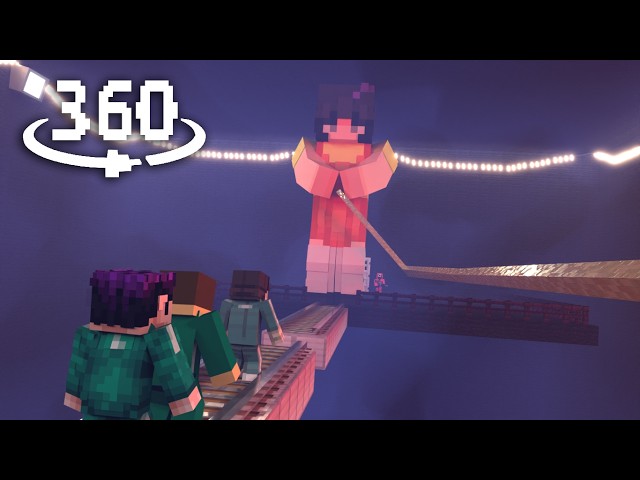 Minecraft | Juego del Calamar: SALTAR LA CUERDA en 360/VR