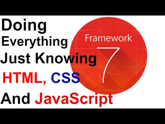 Framework7 Intel Xdk Tutorial  Introduction