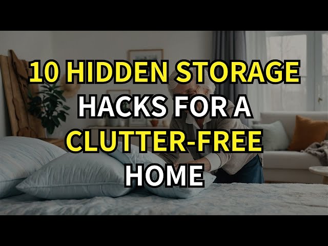 10 Genius Ways to Find Hidden Storage Space in Your Home When Decluttering