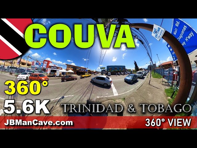 COUVA 360° VR 5.6K Walking Trinidad and Tobago Caribbean Couva Main Road JBManCave.com