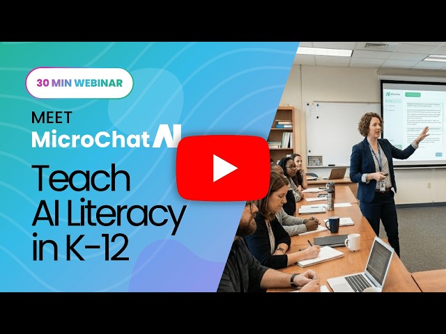 Meet micro:bit - AI Literacy for K-12 Classrooms | Webinar
