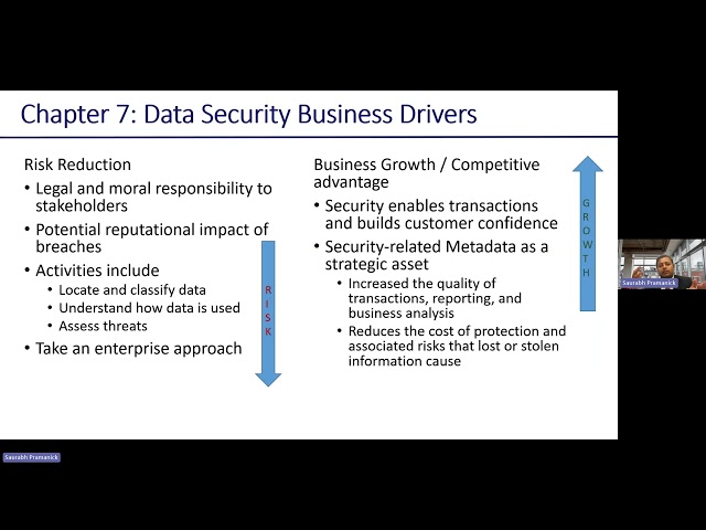CDMP   Session  7 - Data Security