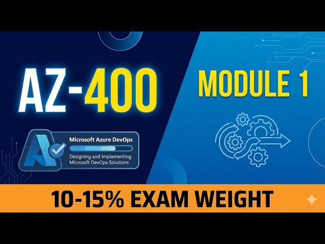 Azure DevOps AZ-400 - Module 1 Complete Guide | Processes and Communications Explained