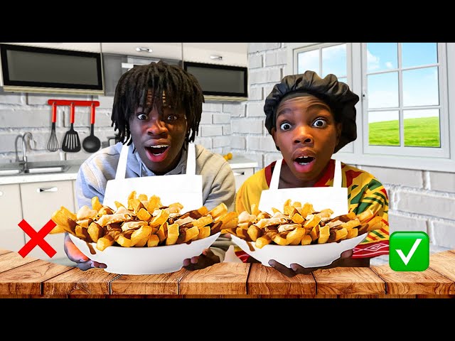 JE CUISINE DE LA POUTINE AVEC MON PETIT FRÈRE (ça finit en compétition)