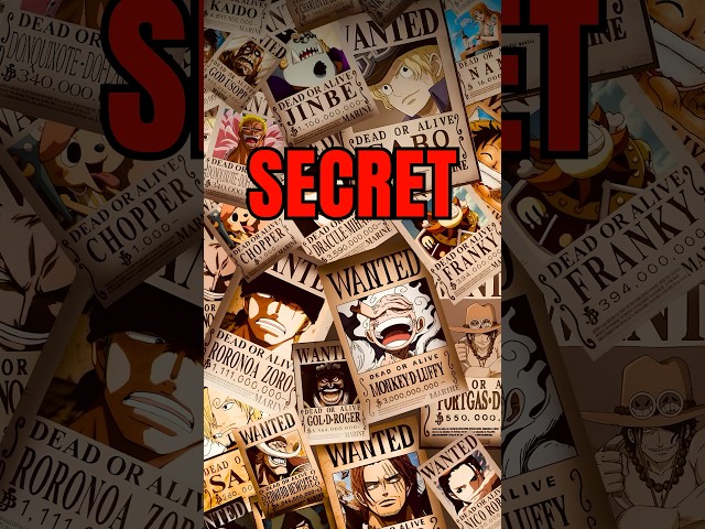 Bounty Posters Reveal Secret Information! #onepiece #anime #luffy #sanji