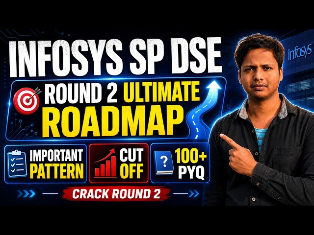 Infosys SP DSE Round 2 Ultimate Roadmap 2026 | Exam Pattern, Cutoff & 100+ PYQs