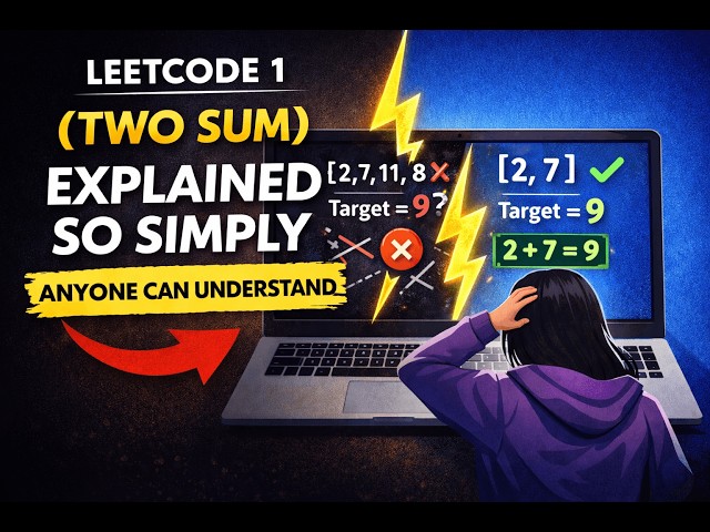 LeetCode Problem -1  (Two Sum) Explained So Simply Anyone Can Understand PART-1