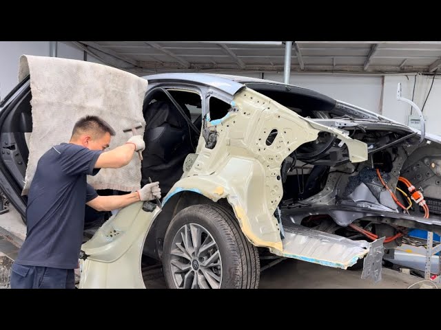 Full Rear End Collision Repair Process