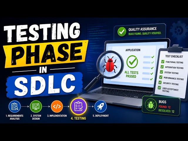 SDLC Testing Phase | Functionality, Performance & Compatibility Testing