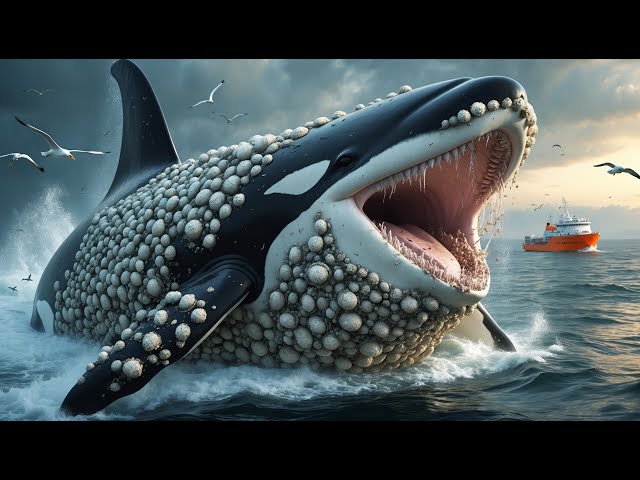 Emotional Ocean Rescue: Saving a Giant Orca Covered in Barnacles