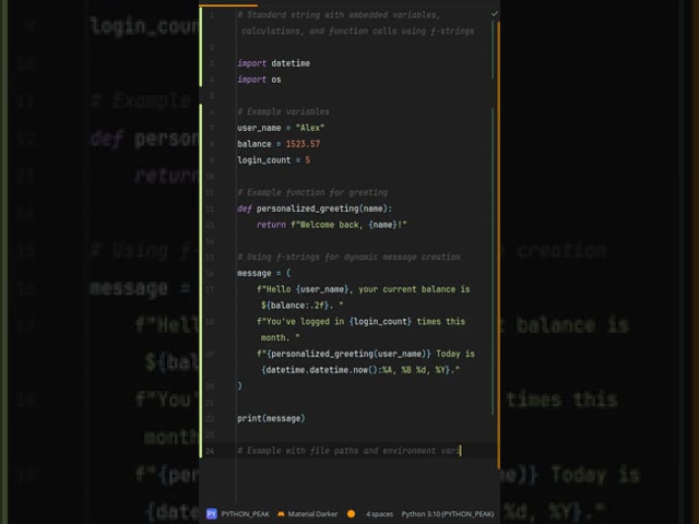 Why use Python f-strings for #dynamic strings? Why Python F-Strings are Surprisingly Powerful!