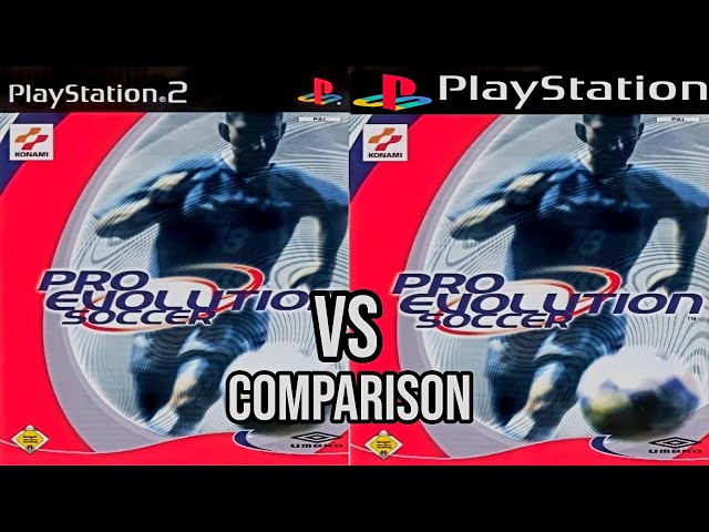 Pro Evolution Soccer PS2 Vs PS1