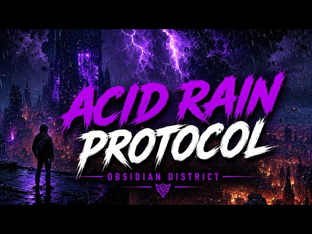 Cyberpunk Music | ACID RAIN PROTOCOL - Obsidian District